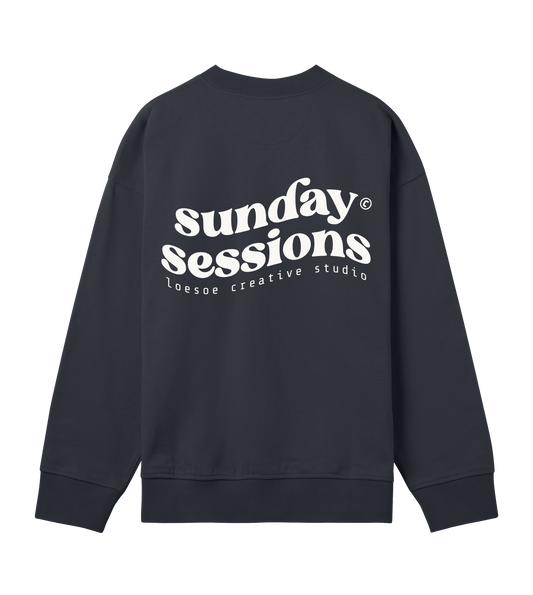 sunday sessions crewneck black