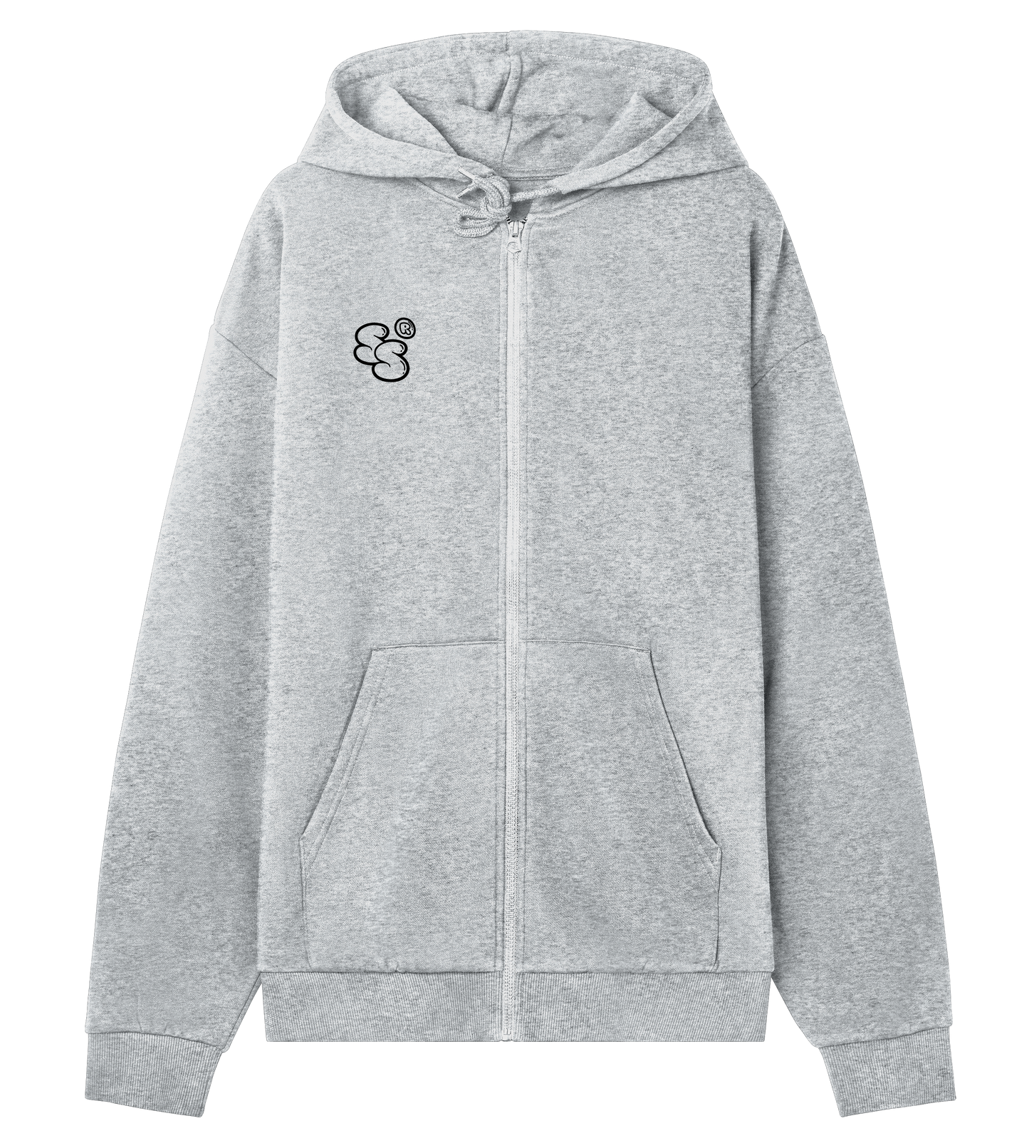 sunday sessions zip hoodie grey