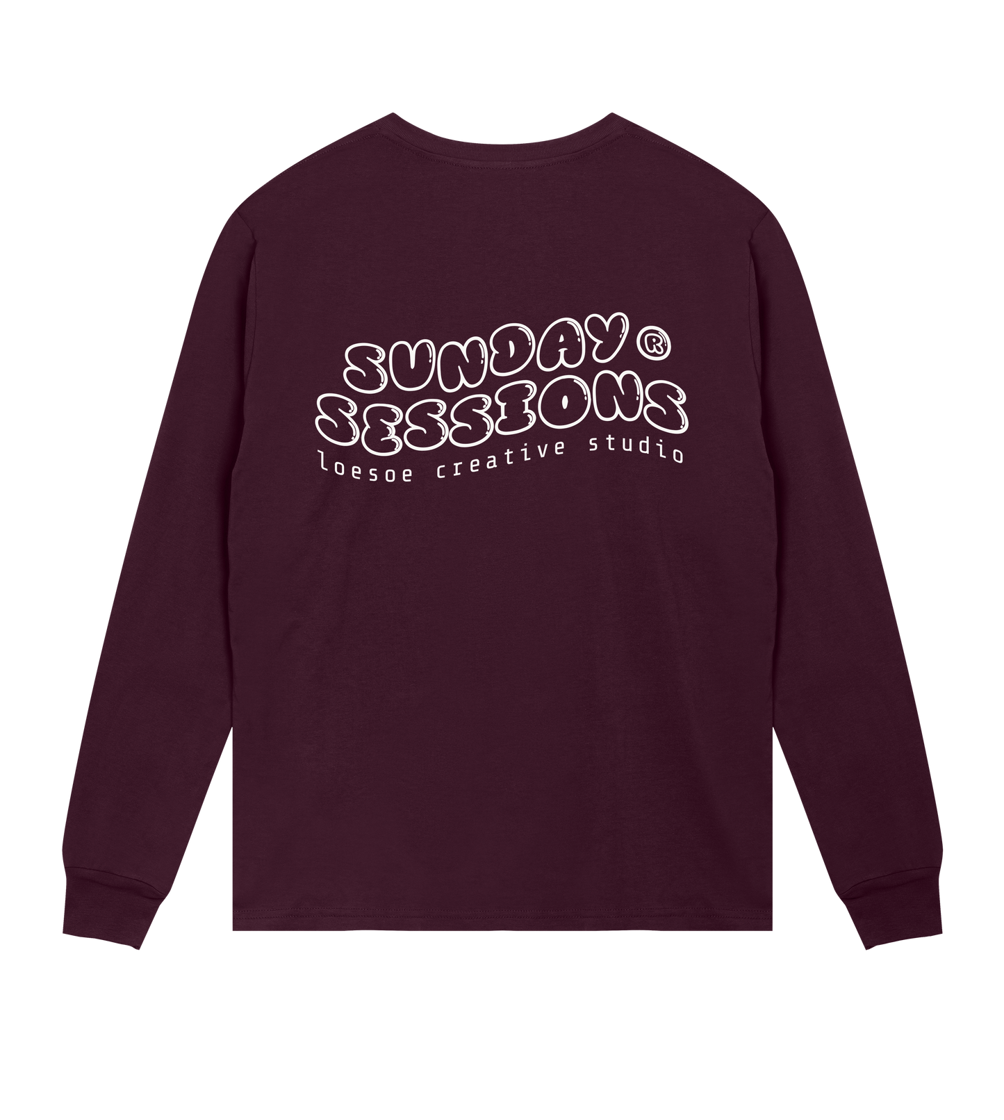 sunday sessions 25 longsleeve maroon