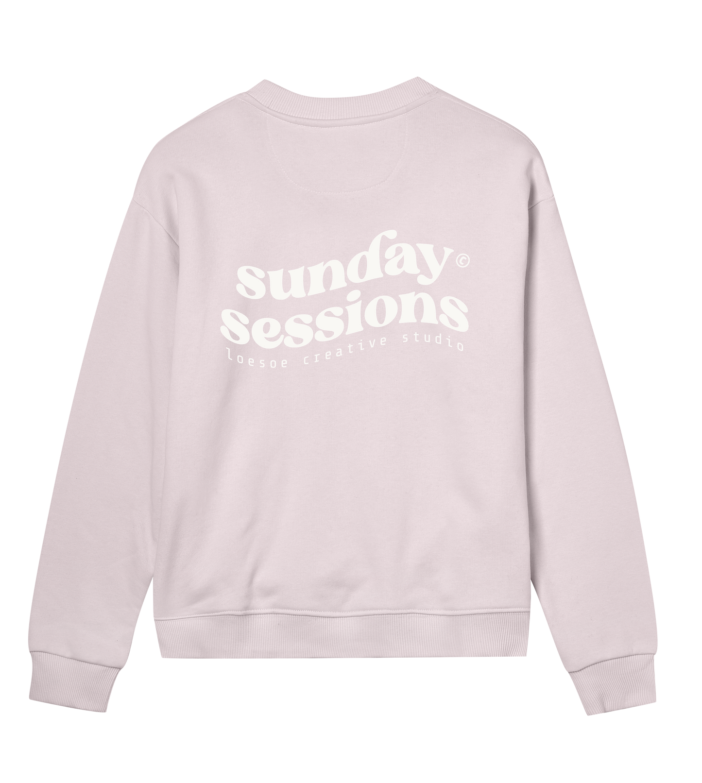 sunday sessions soft pink crewneck