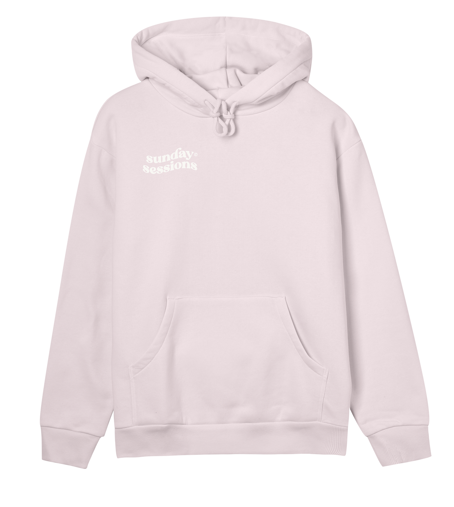 sunday sessions soft pink hoodie